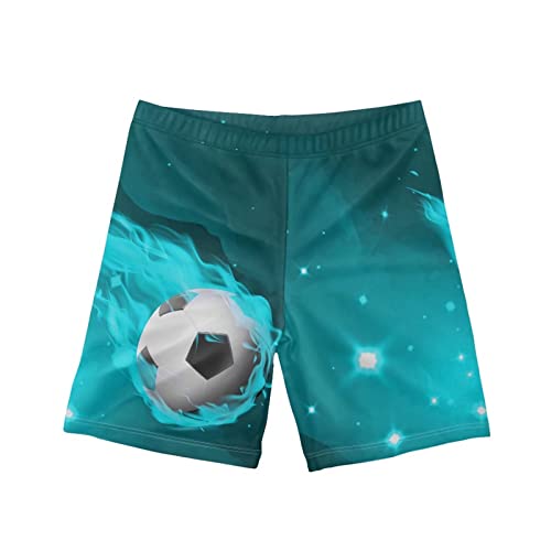 Howilath Fire Soccer Print Swim Shorts for Boy Aged 5-14... - Sports & Fitness Amazon Royaume-Uni à 1.00€
