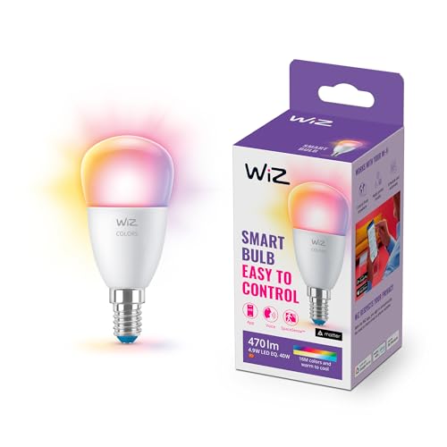 WiZ Smart Colour Bulb, E14, 4.9W, Smart Dimming, Dynamic... - Maison & Cuisine Amazon Royaume-Uni à 1.97€