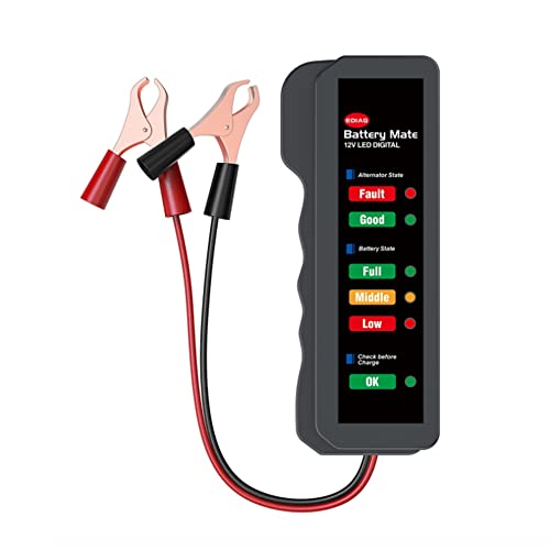 Riloer Autobatterie-Detektor 12V Digital Battery Analyzer... - Auto & Moto Amazon Allemagne à 3.29€