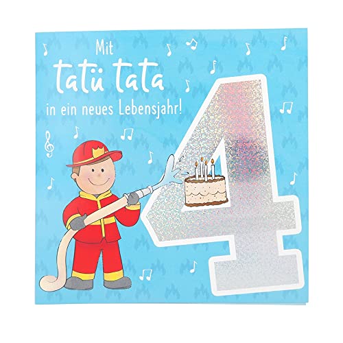 Depesche 11515-008 Number Card for 4th Birthday with Music... - Auto & Moto Amazon Royaume-Uni à 5.45€