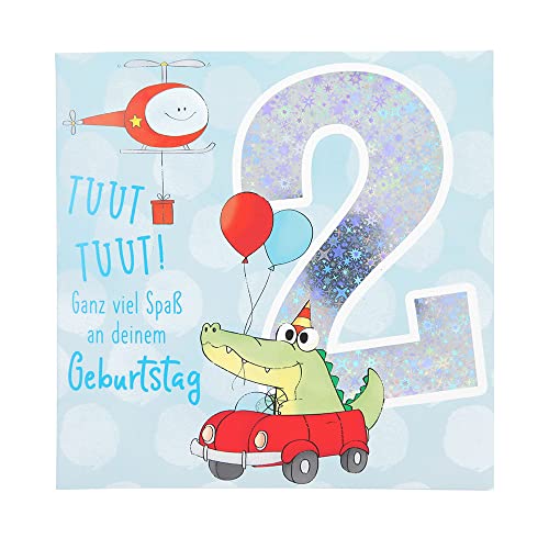 Depesche 11515-004 Carte d'anniversaire 2ème anniversaire... en promo à 4,37€ (-66%) sur Amazon FR