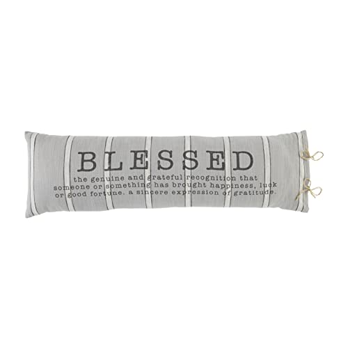 Mud Pie Blessed Definition Kissen, 27,9 x 88,9 cm, Grau, 51... - Home & Kitchen Amazon Germany à 39.64€