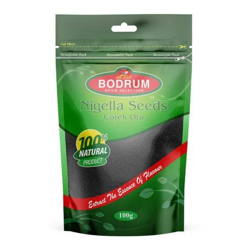 Nigella Sativa Black Seeds Bodrum 100g - Épicerie Amazon Royaume-Uni à 1.94€