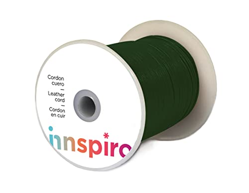 INNSPIRO Cordón Cuero Natural Verde 1,0mm. 100m. - Nouvelle promo Amazon à 8.71€