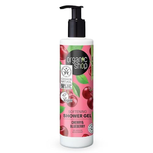 Organic Shop Gel douche adoucissant cerise et myrtille (280... - Nouvelle promo Amazon à 4.59€