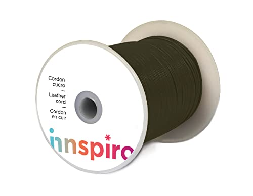 Kordel aus Naturleder, Dunkelgrün, 1,0 mm, 100 m. - Maison & Cuisine en promo à 7.54€