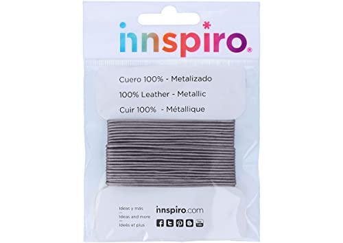 INNSPIRO Metallic Leather Cord Violet 2 mm 5 m. - Loisirs Créatifs en promo à 2.15€