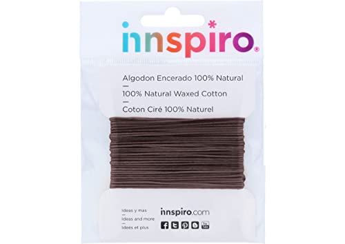 INNSPIRO Cordoncino cotone cerato fine marrone medio 1,5... - Amazon Italie à 6.80€