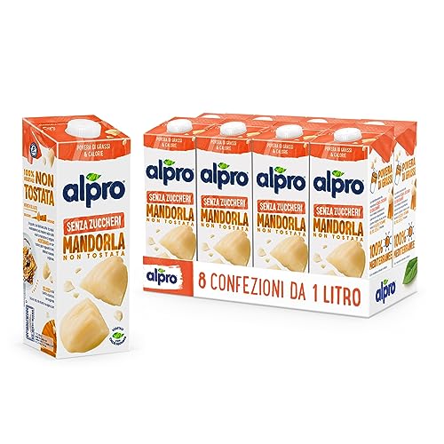 Alpro - Boisson Végétale - Lait d'Amande Non Grillée Sans... - Épicerie Amazon France à 19.82€