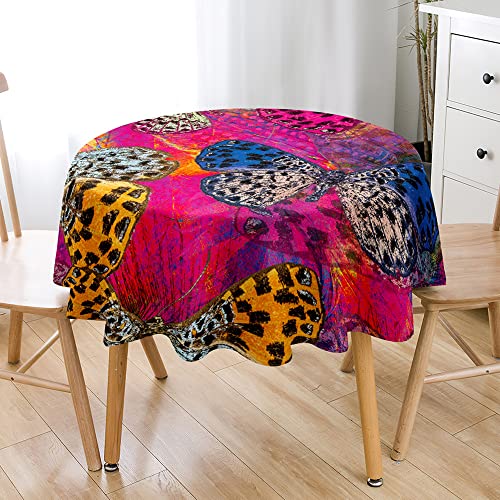 Hiseng Nappe Imprimé Magnifique Papillon Coloré 3D Ronde... - Maison & Cuisine Amazon France à 1.99€