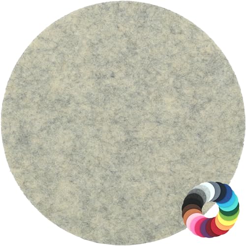 Design Filz Untersetzer rund Durchmesser 20cm, Muschel... - Maison & Cuisine Amazon Allemagne à 2.40€
