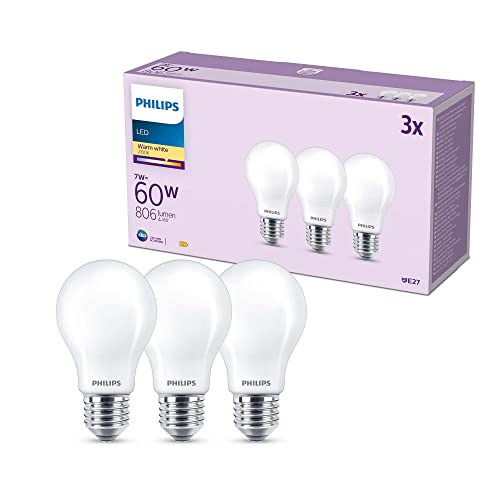 Philips LED E27, confezione da 3 lampadine, equivalente a... - Maison & Cuisine en promo à 9.94€