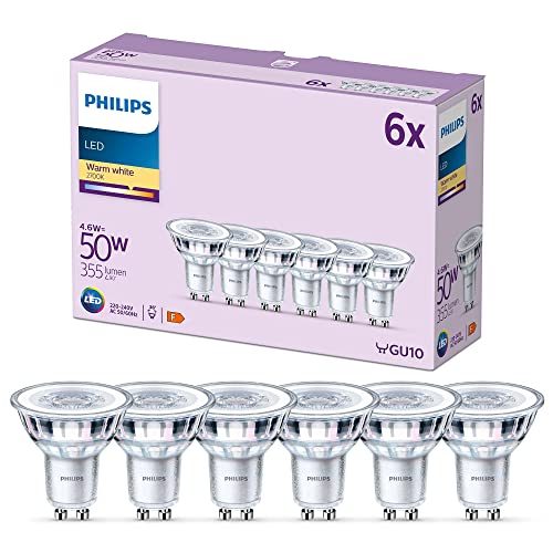 PHILIPS LED Classic Spot Light Bulb 6 Pack [Warm White... - Maison & Cuisine Amazon Royaume-Uni à 12.99€