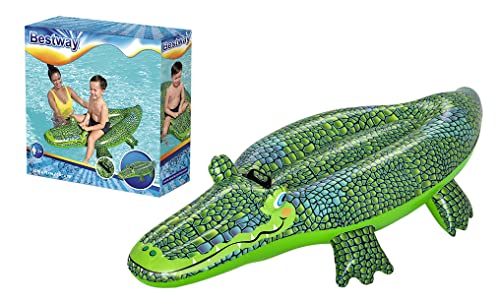 BESTWAY - Bouée Crocodile - Gonflable - 41477 - Gris... - Jouets & Jeux Amazon France à 6.29€