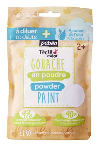 Pébéo- Gouache in polvere bianca, 633350, 100G - Loisirs Créatifs Amazon Italie à 2.99€