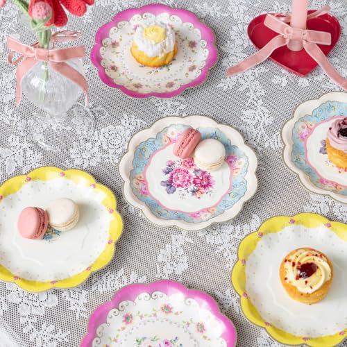 Talking Tables Piatti Carta Vintage Floreali | Confezione... - Maison & Cuisine en promo à 9.49€