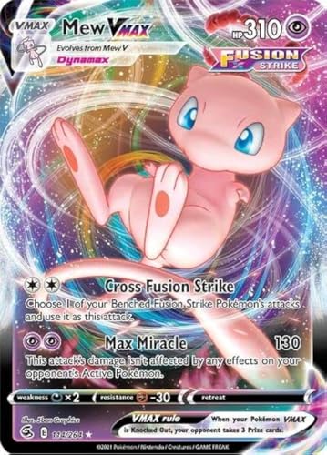 Pokemon Mew VMAX - 114/264 - Ultra Rare - Fusion Strike - Jeux Vidéo & Consoles en promo à 41.55€