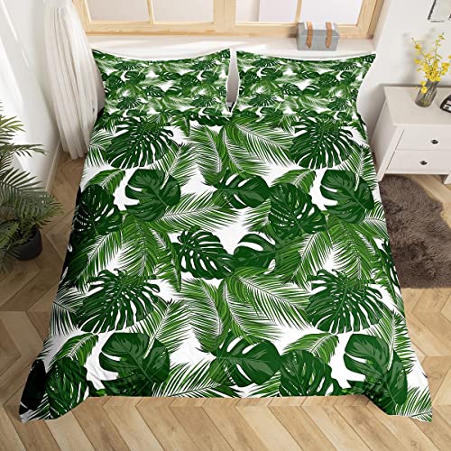 Hojas Tropicales Juego de cama de 140 x 200 cm, diseño de... - High-Tech & Électronique en promo à 18.21€