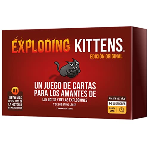 Exploding Kittens Asmodee, Jeu de société stratégique et... - Jouets & Jeux Amazon France à 15.30€