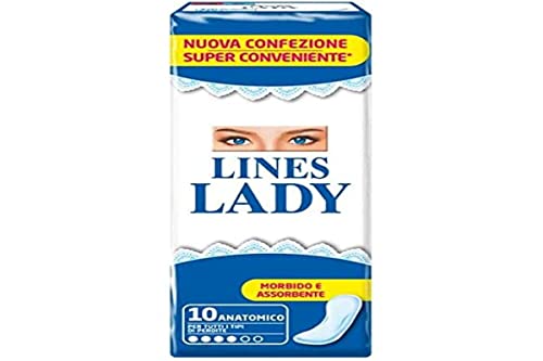 LINES LADY Lot de 9 absorbants anatomiques - Santé & Bien-être Amazon France à 5.00€