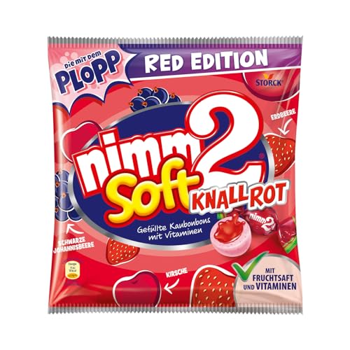 nimm2 soft Knallrot Bonbons – 1 x 240 g – Gefüllte... - High-Tech & Électronique Amazon Allemagne à 1.99€