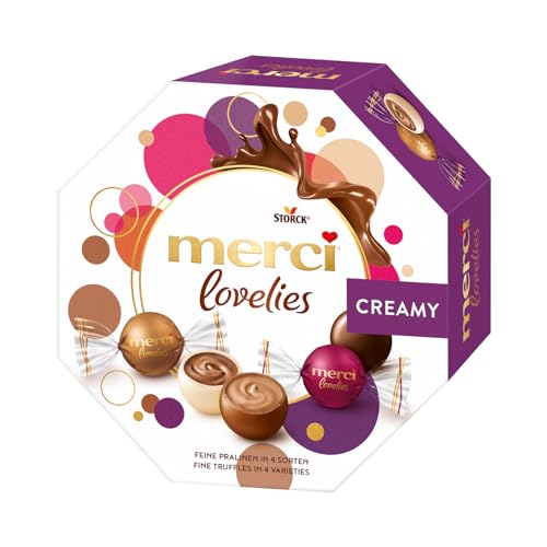 merci Lovelies Creamy – 1 x 185 g – Mezcla de chocolates... - Beauty & Fragrances Amazon Spain à 6.14€