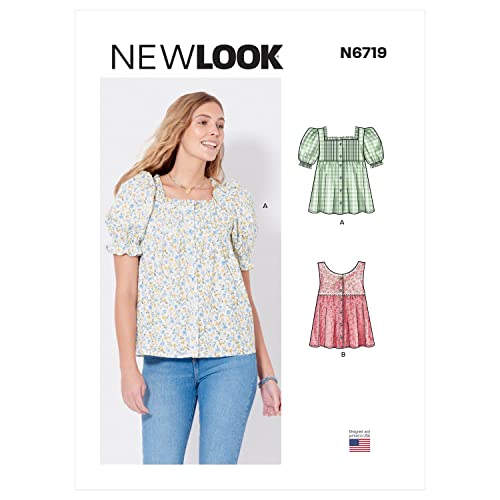 New Look UN6719A Damen Tops A (8-10-12-14-16-18) - Maison & Cuisine Amazon Allemagne à 8.08€