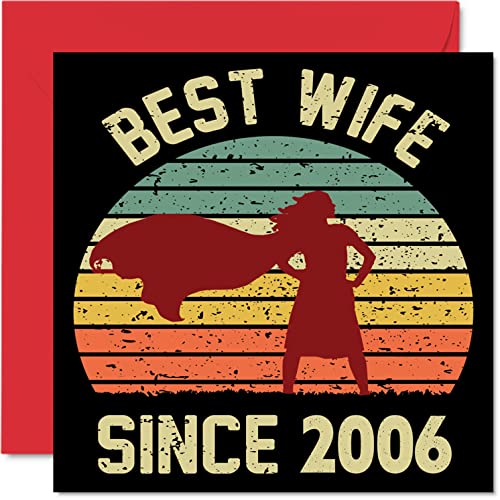 20th Anniversary Card for Wife from Husband - Best Wife... - High-Tech & Électronique Amazon Royaume-Uni à 2.51€