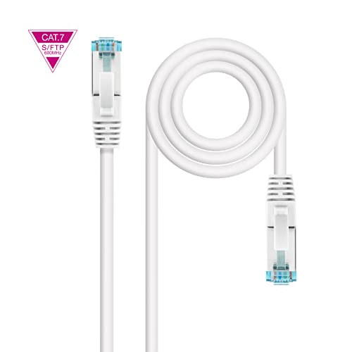 NANOCABLE 10.20.1700-L25-W - Network Cable Cat.7 600MHZ... - High-Tech & Électronique Amazon Royaume-Uni à 4.81€