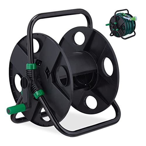 Relaxdays Dévidoir à tuyau d’arrosage (30 m), raccord 1/2"... - Jardin & Extérieur Amazon France à 30.99€
