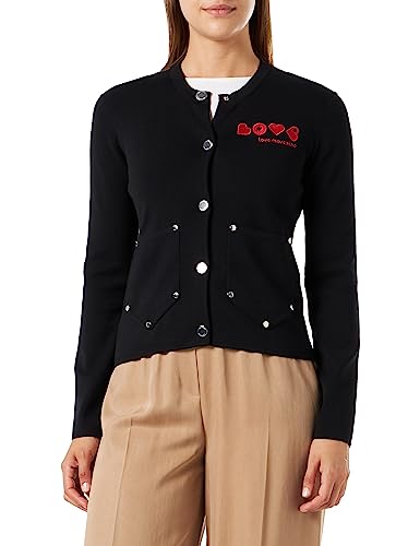 Love Moschino Cárdigan Chaqueta, Negro, 44 para Mujer - Mode & Vêtements en promo à 57.02€