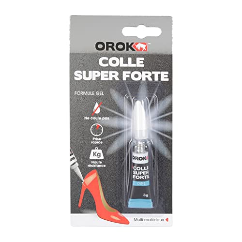 OROK Colle Super Forte Instantanée Gel Tube 3g - Bricolage & Outils Amazon France à 3.00€