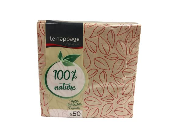 LE NAPPAGE ARTS DE LA TABLE 50 tovaglioli non sbiancati... - Maison & Cuisine en promo à 2.35€