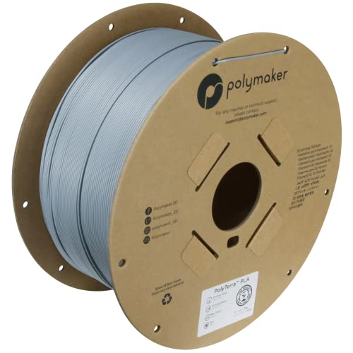 Polymaker PolyTerra PLA Fossil Grey - 1,75 mm - 3 kg - Amazon France à 28.87€