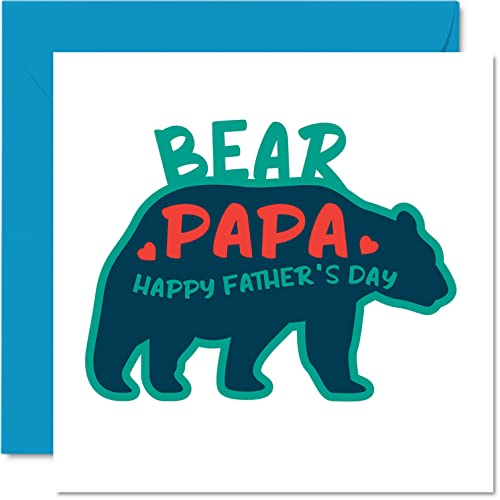 Cute Fathers Day Cards for Dad - Papa Bear - Heartfelt Card... - Auto & Motorcycle Amazon UK à 0.78€