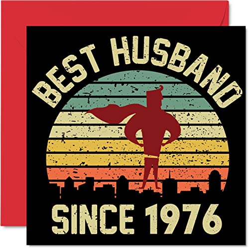 50th Anniversary Card for Husband from Wife - Best Husband... - High-Tech & Électronique Amazon Royaume-Uni à 2.25€