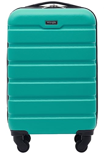 Wrangler 20" Hardside Carry-on Spinner Luggage, Teal, 22... - Auto & Motorcycle Amazon UK à 22.64€