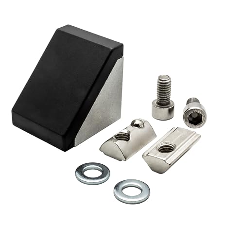 Befestigungswinkel ink. Schrauben und Nutensteine Nut 8 für... - Bricolage & Outils en promo à 2.29€