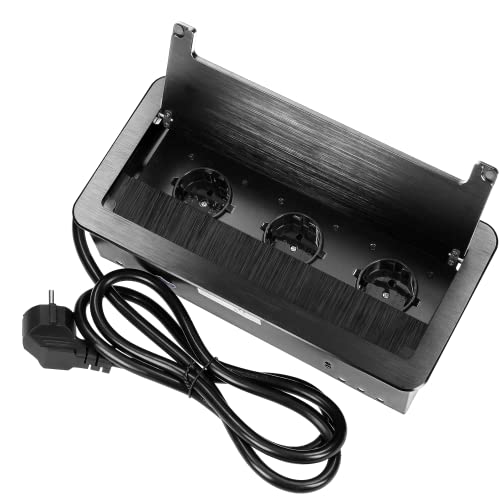 ORNO GM-9026 (GS)/B Presa retrattile a 3 vie con spazzola e... - Amazon Italie à 19.68€