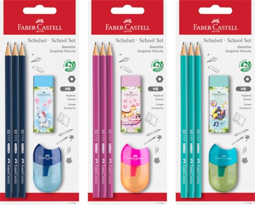 Faber-Castell 111181 - Set scolastico 5 pezzi, con matite... - Amazon Italy à 4.00€