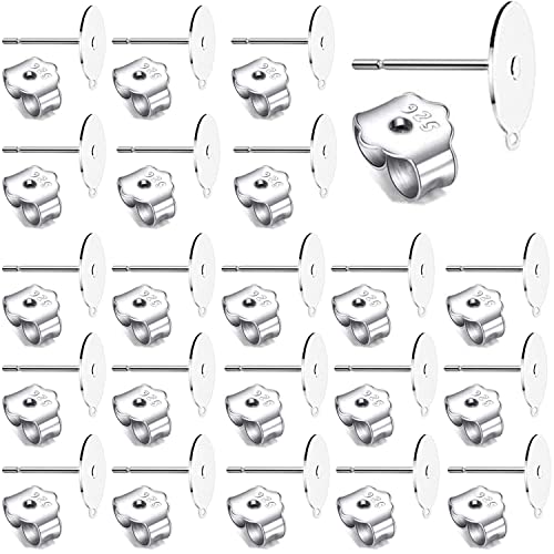 100 aretes de plata de ley 925, hipoalergénicos, planos... - Bijoux & Montres en promo à 12.99€