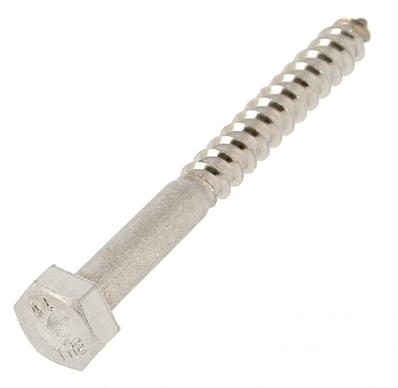 Bricovis Tirefond 8X60 Inox A4 DIN 571 - Auto & Moto Amazon France à 1.25€