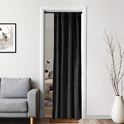 XTMYI Velvet Blackout Door Curtain Panels for... - Home & Kitchen Amazon UK à 12.29€