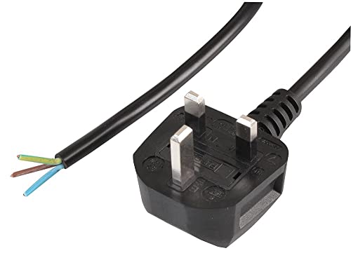 PRO ELEC UK Mains Plug to Bare Ends Lead – 1m, 0.75mm²... - Amazon Royaume-Uni à 5.07€