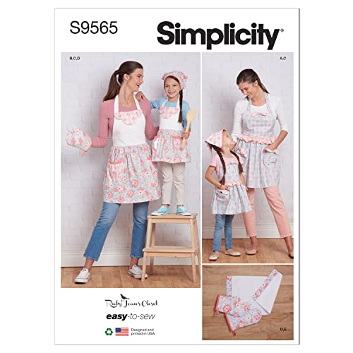 Simplicity SS9565A Delantales y accesorios para niños y... - Toys & Games Amazon Spain à 12.48€
