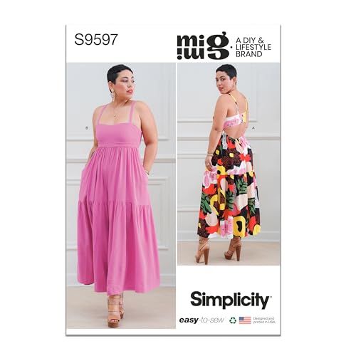 Simplicity SS9597H5 Damenkleid H5 (34-36-38-40) - Maison & Cuisine Amazon Allemagne à 16.15€