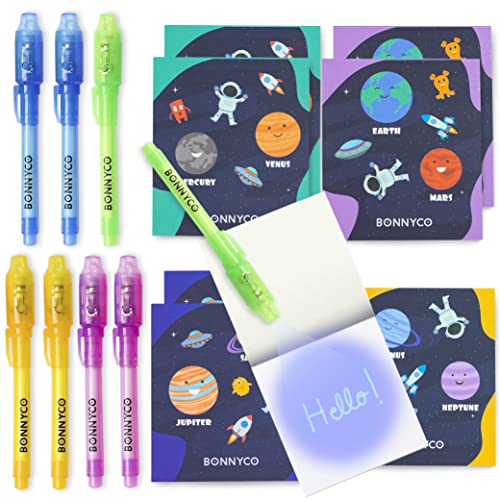 BONNYCO UV Stift und Notizbuch, 8 Stück Weltraum Mitgebsel... - Jouets & Jeux Amazon Allemagne à 10.89€