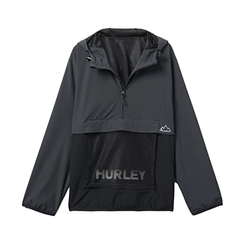 Hurley Phantom+ Packable Anorak Giacca, Grigio Scuro (Dark... - Fashion & Clothing Amazon Italy à 27.59€