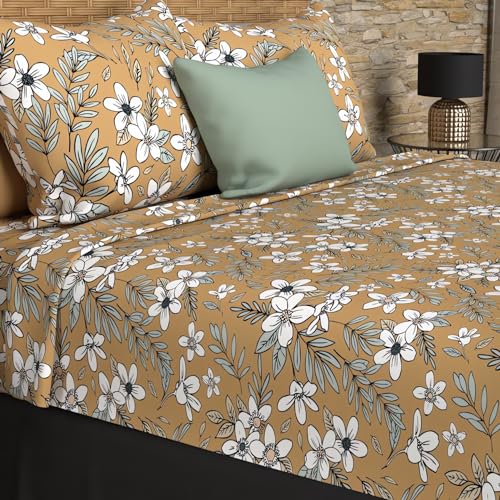 Soleil d'ocre Impostare Manon di fogli cotone 57 Figlio... - Maison & Cuisine Amazon Italie à 43.37€