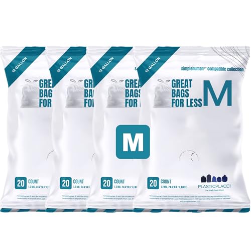 Plasticplace Müllbeutel, kompatibel mit Code-M-Packungen... - Home & Kitchen Amazon Germany à 7.97€